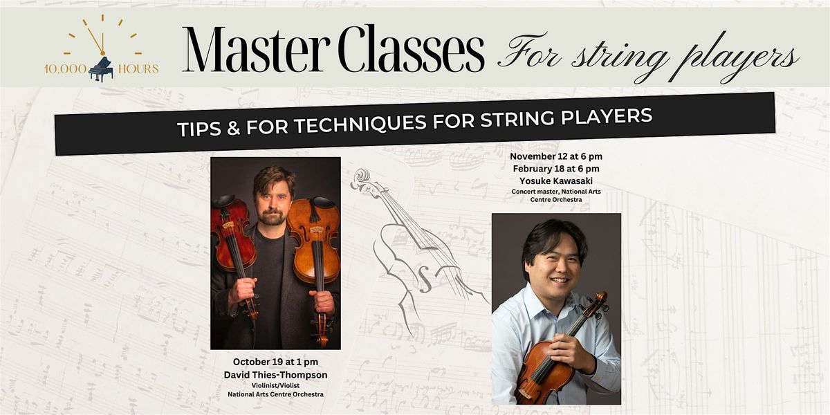 Advanced Strings Master Class