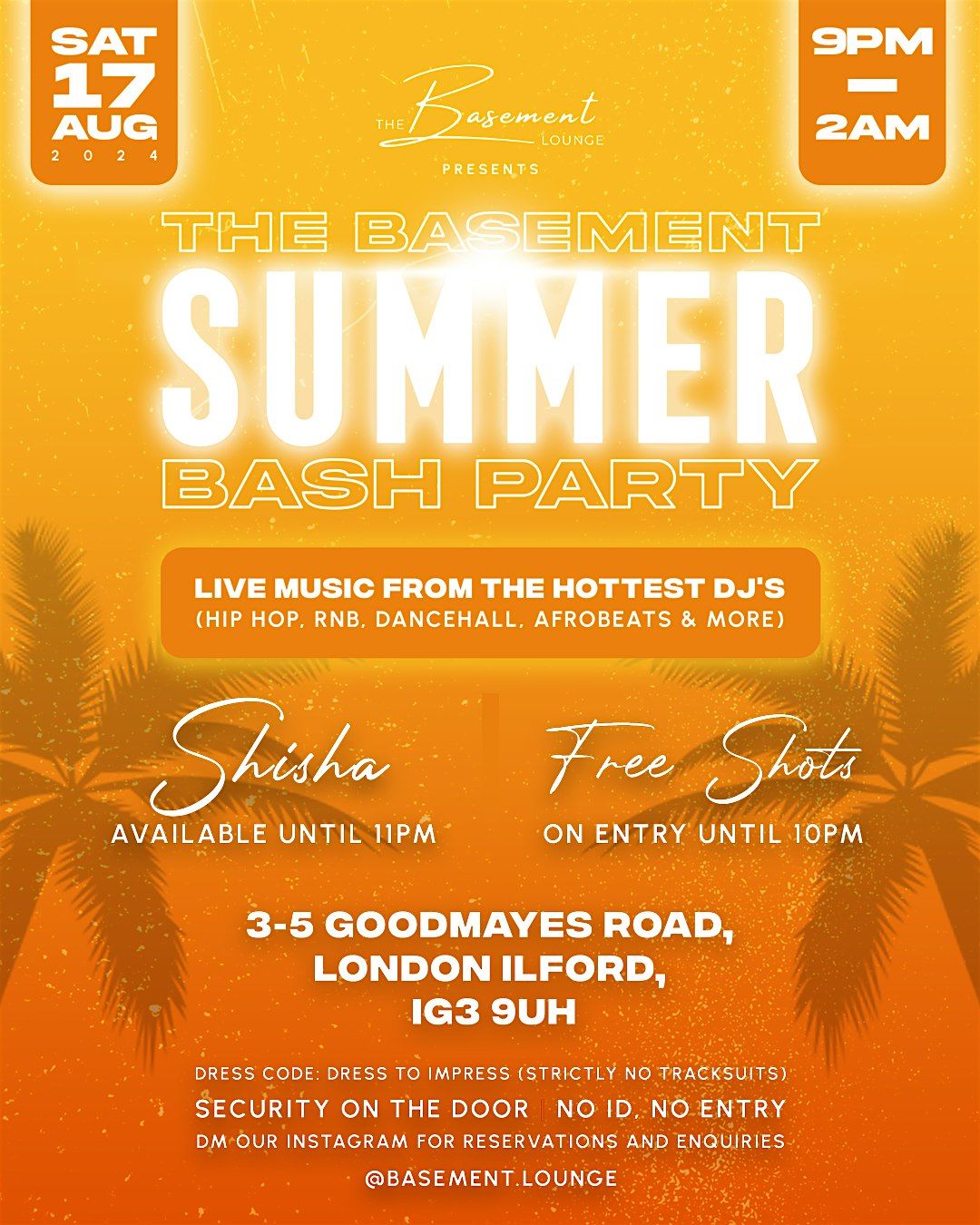 The Basement Summer Bash Party
