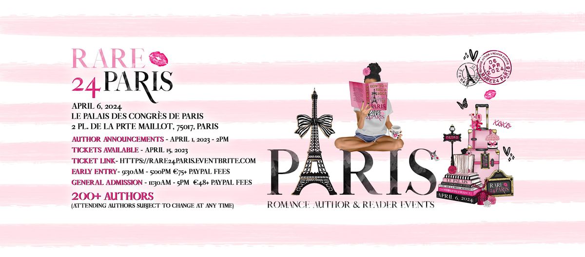 Romance Author & Reader Events presents RARE24Paris
