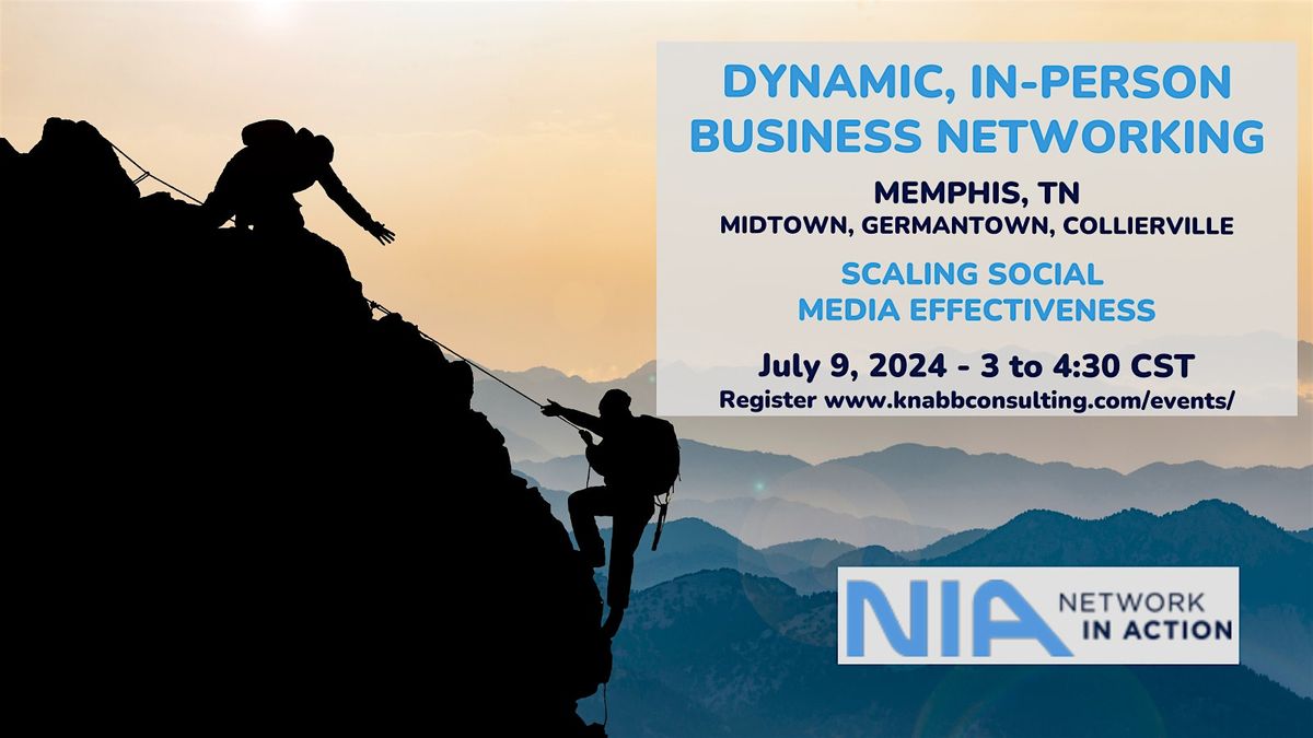 Dynamic Business Networking in Memphis TN - Germantown Midtown - Jul 9