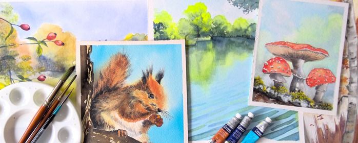 Nature in Watercolours - Ripples and Reflections - at Hanningfield with Vivien McGuinness