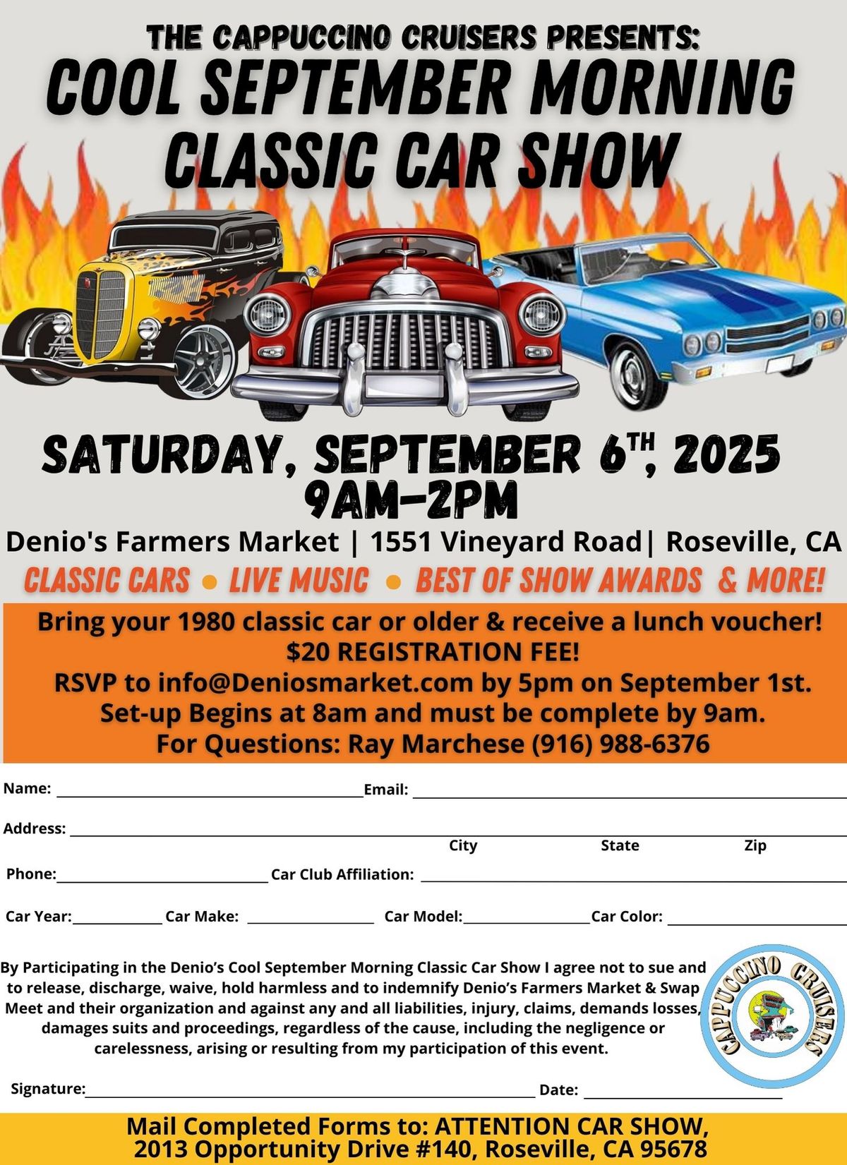 Cool September Morning Classic Car Show 