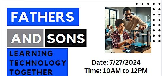 Fathers and Sons Learning Technology together.