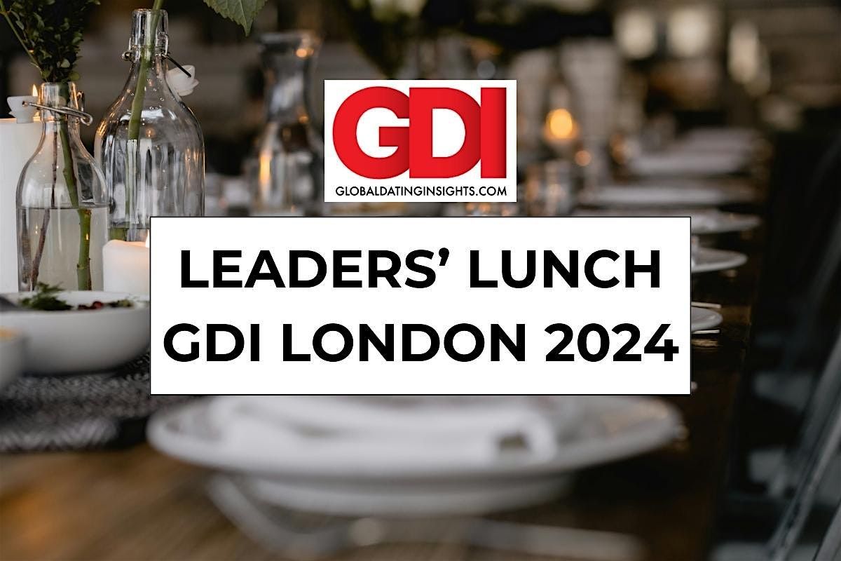 Leaders' Lunch  - GDI London 2024