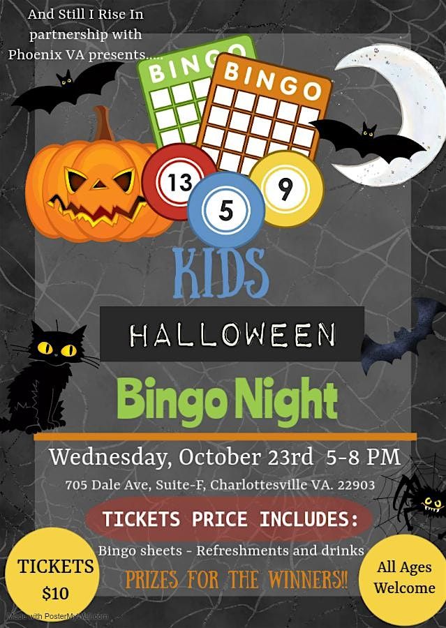 Kids Halloween Bingo Night!