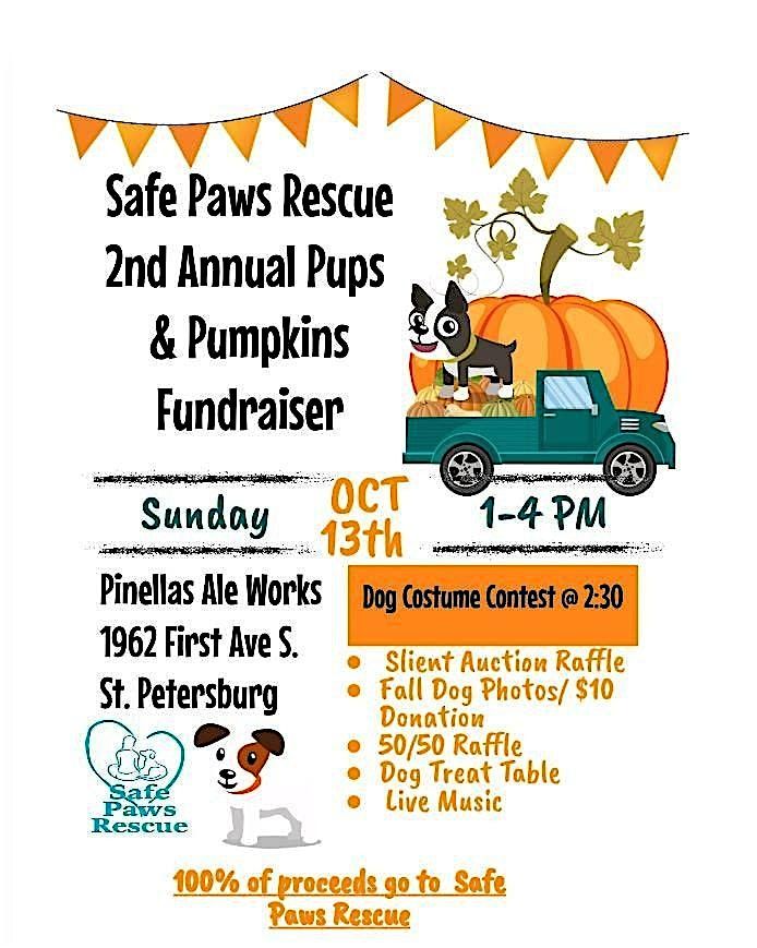 2nd Annual Pups & Pumpkins Fundraiser