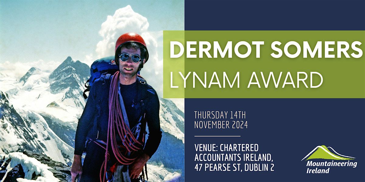 Mountaineering Ireland Lynam Award 2024 - Dermot Somers