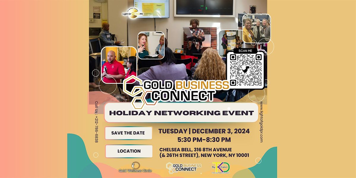 GOLD BUSINESS CONNECT Networking Holiday Event