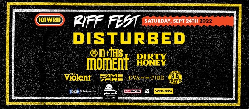 Riff Fest 2022 featuring Disturbed