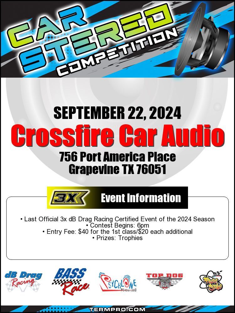 3x dB Drag Racing Event at Crossfire Car Audio