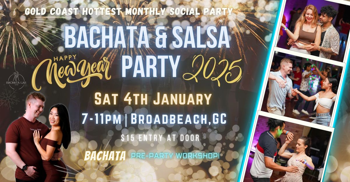 BACHATA & SALSA PARTY + Bachata Workshop | January 4th