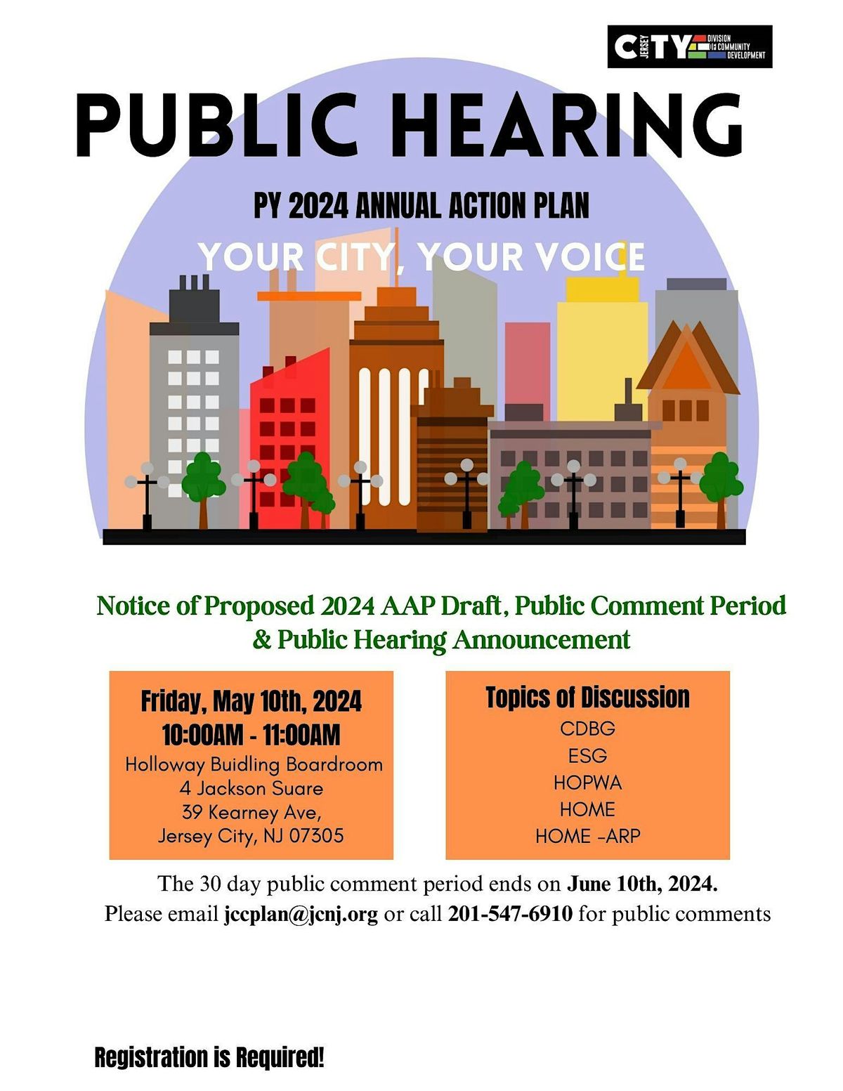 PY 2024 Annual Action Plan Public Hearing