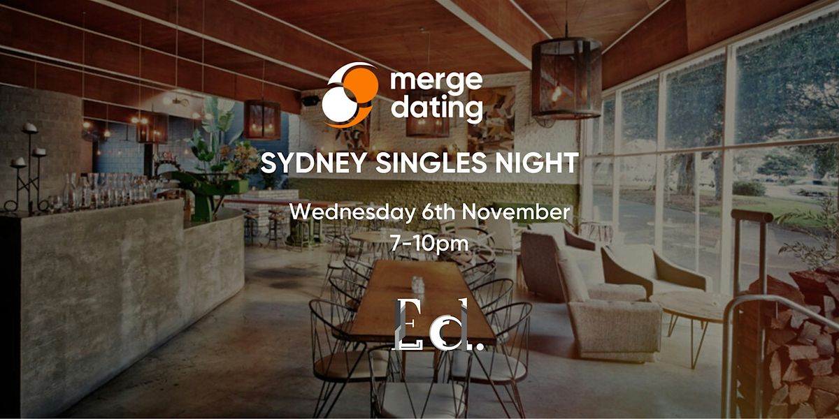 Merge Dating | Singles Event | The Edwards Newcastle | 25-35