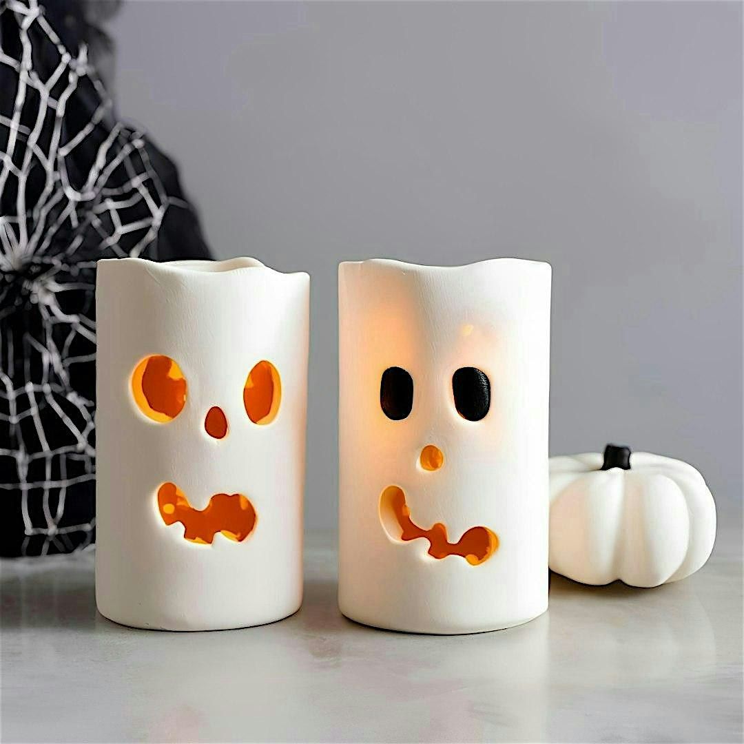 CLAY GHOST LUMINARIES- WOODLAND HILLS