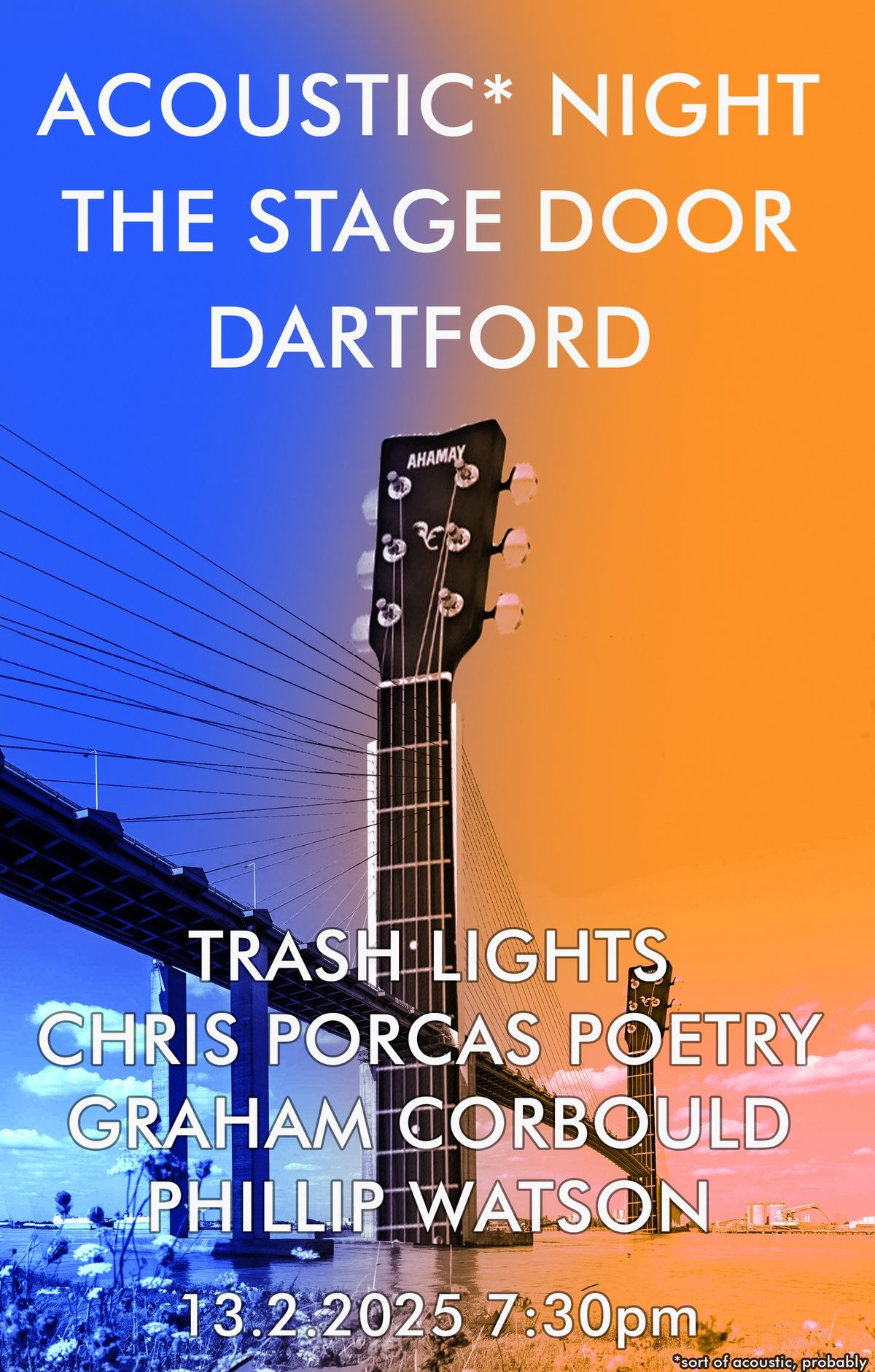 Acoustic Thursday at The Stage Door: Trash Lights, Graham Corbould, Phillip Watson, Chris Porcas