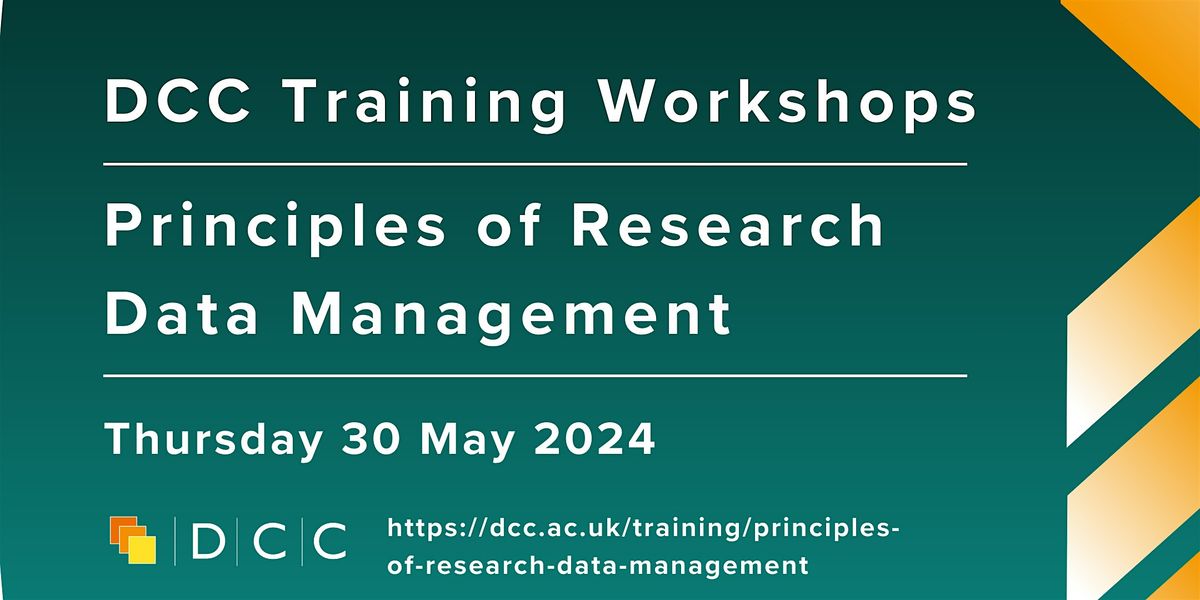 Principles of Research Data Management  Workshop