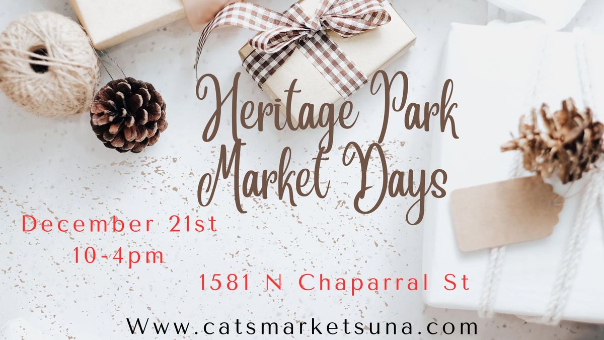 Heritage Park Market Days 