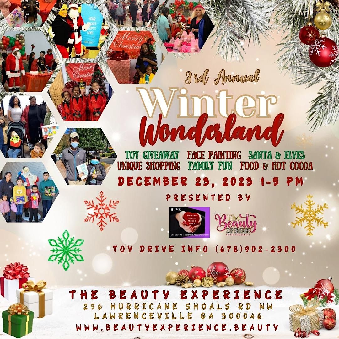 3rd Annual Winter Wonderland and Toy Drive, The Beauty Experience,  Lawrenceville, 23 December 2023