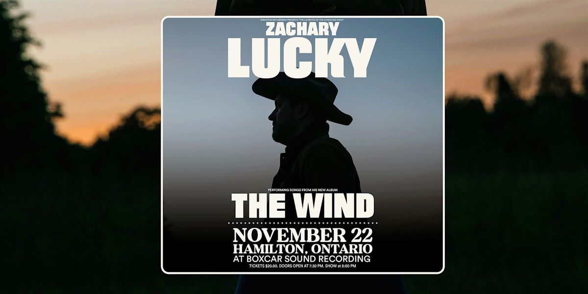 Zachary Lucky "The Wind" album release concert at Boxcar Sound