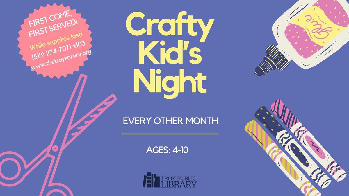 Crafty Kid's Night