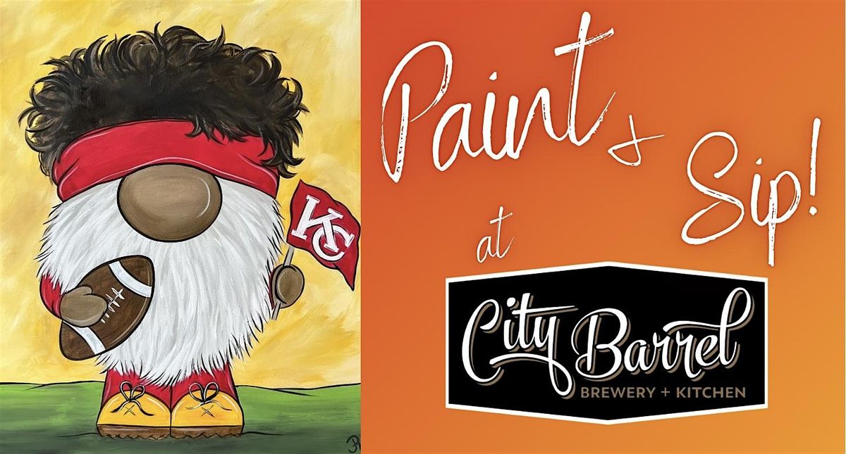 Paint & Sip at City Barrel Brewing Company!