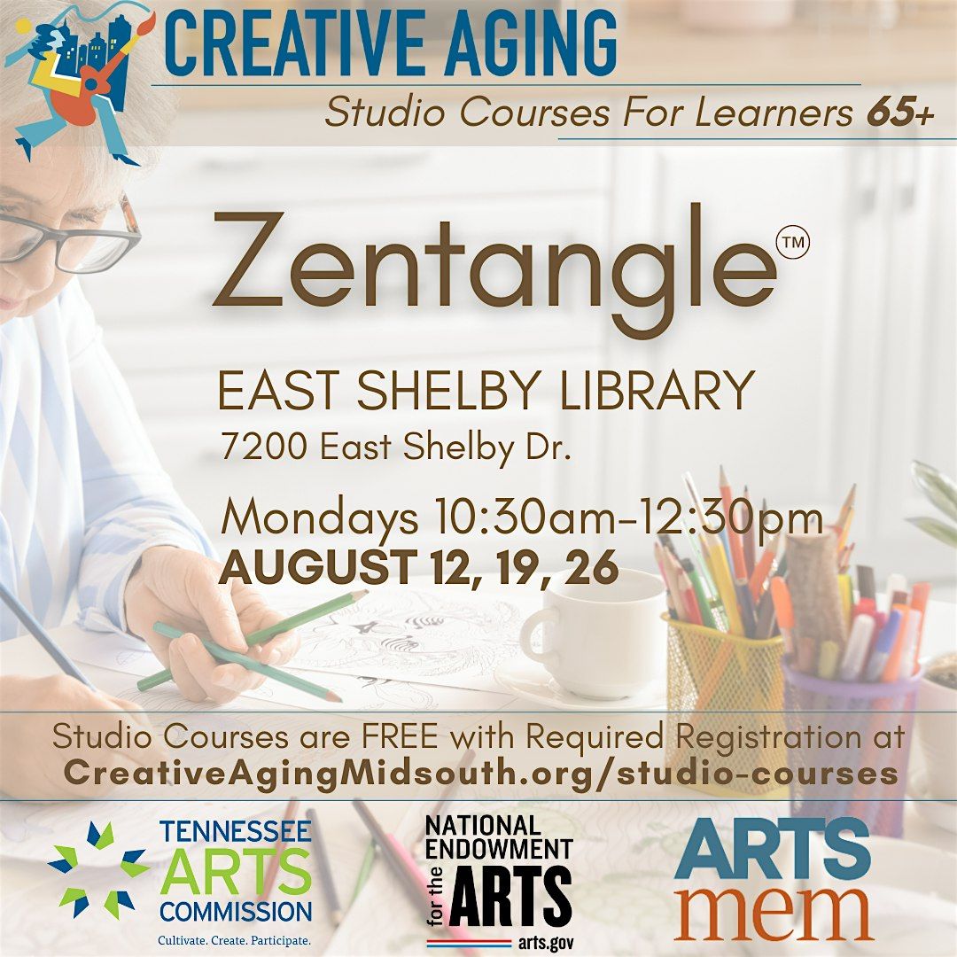 Creative Aging Studio Course: Zentangle