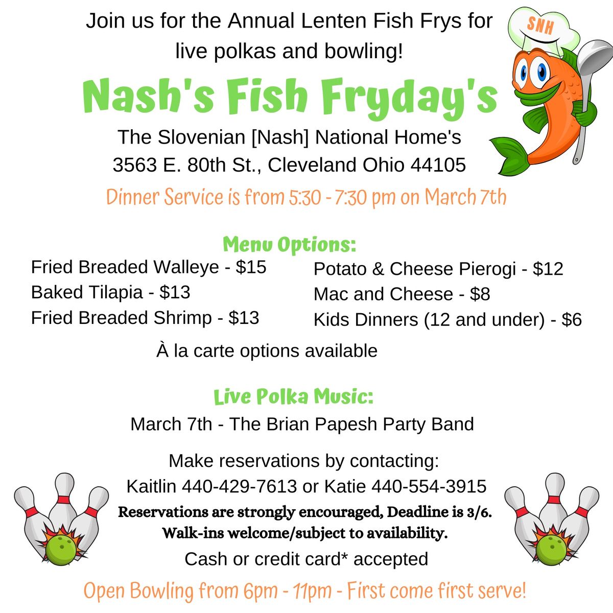 The Nash Fish Friday! 