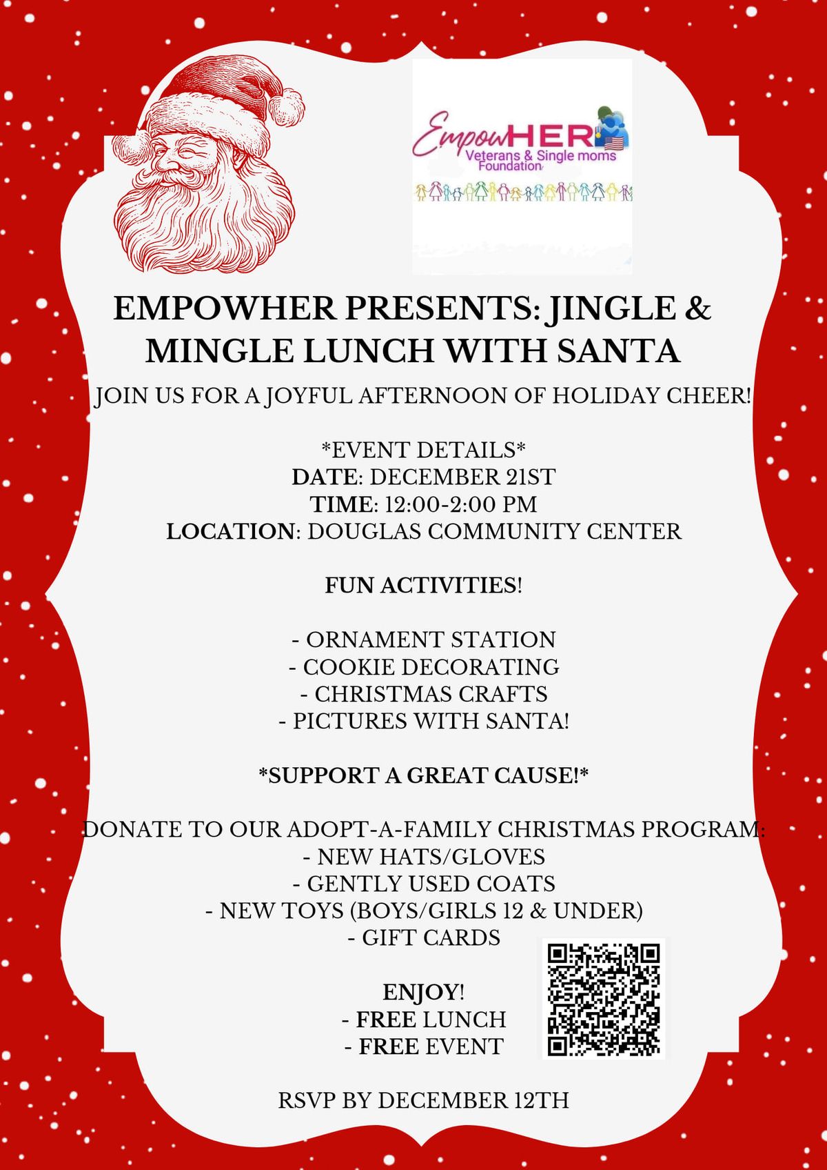 Mingle and Jingle Lunch with Santa 