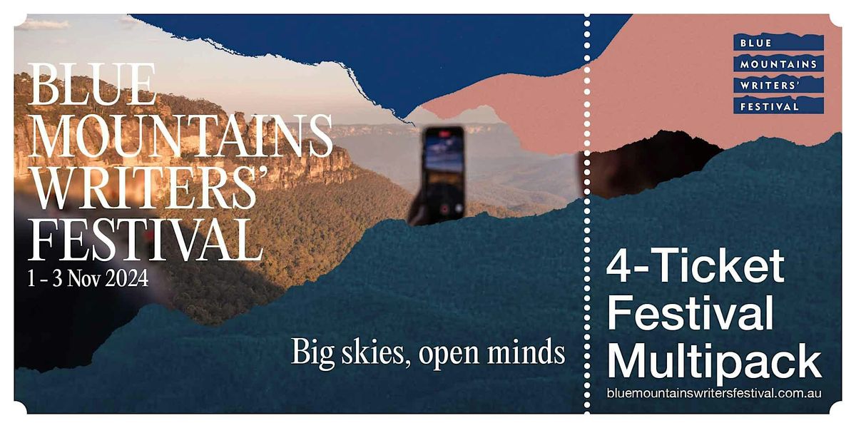 2024 Blue Mountains Writers' Festival \/\/ 4-Ticket Multipack