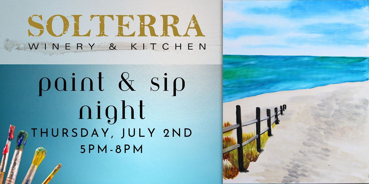 Beach Walkway - Paint and Sip Night in Leucadia