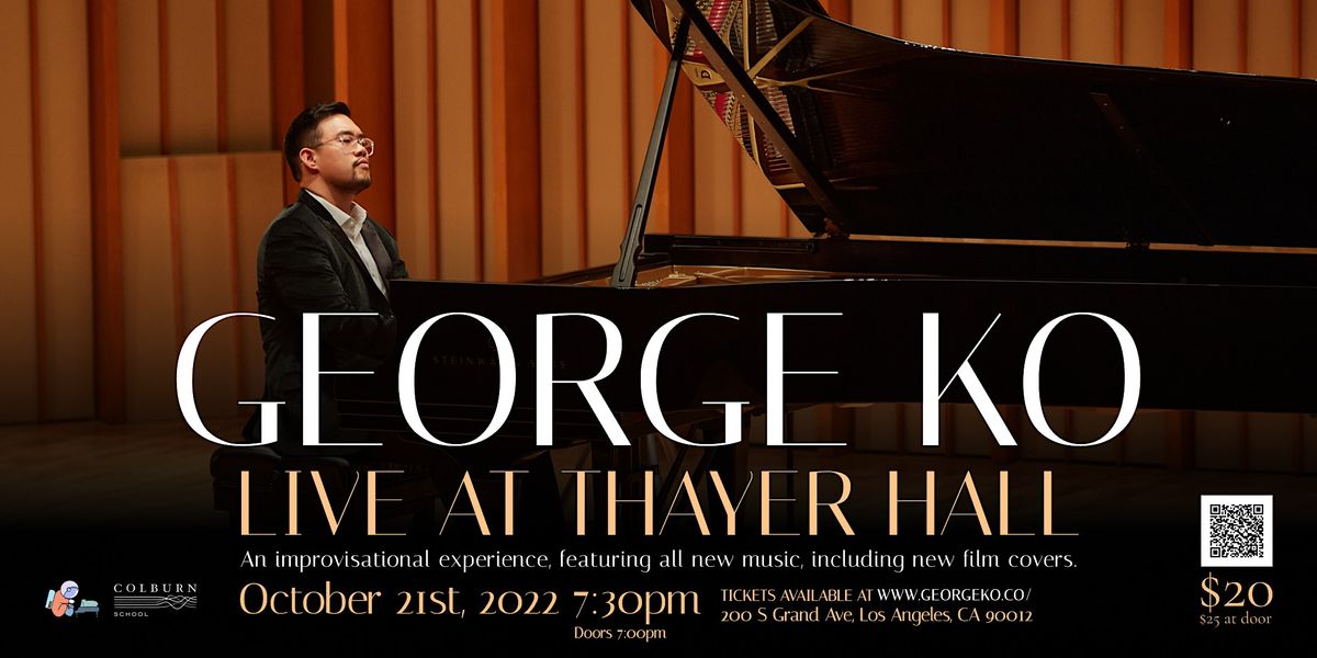 George Ko- Live at Thayer Hall
