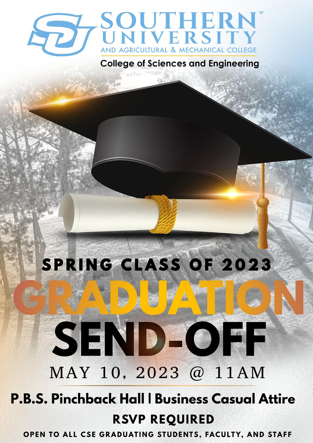 Spring 2023 CSE Graduation Send-Off, Southern University And A&M ...