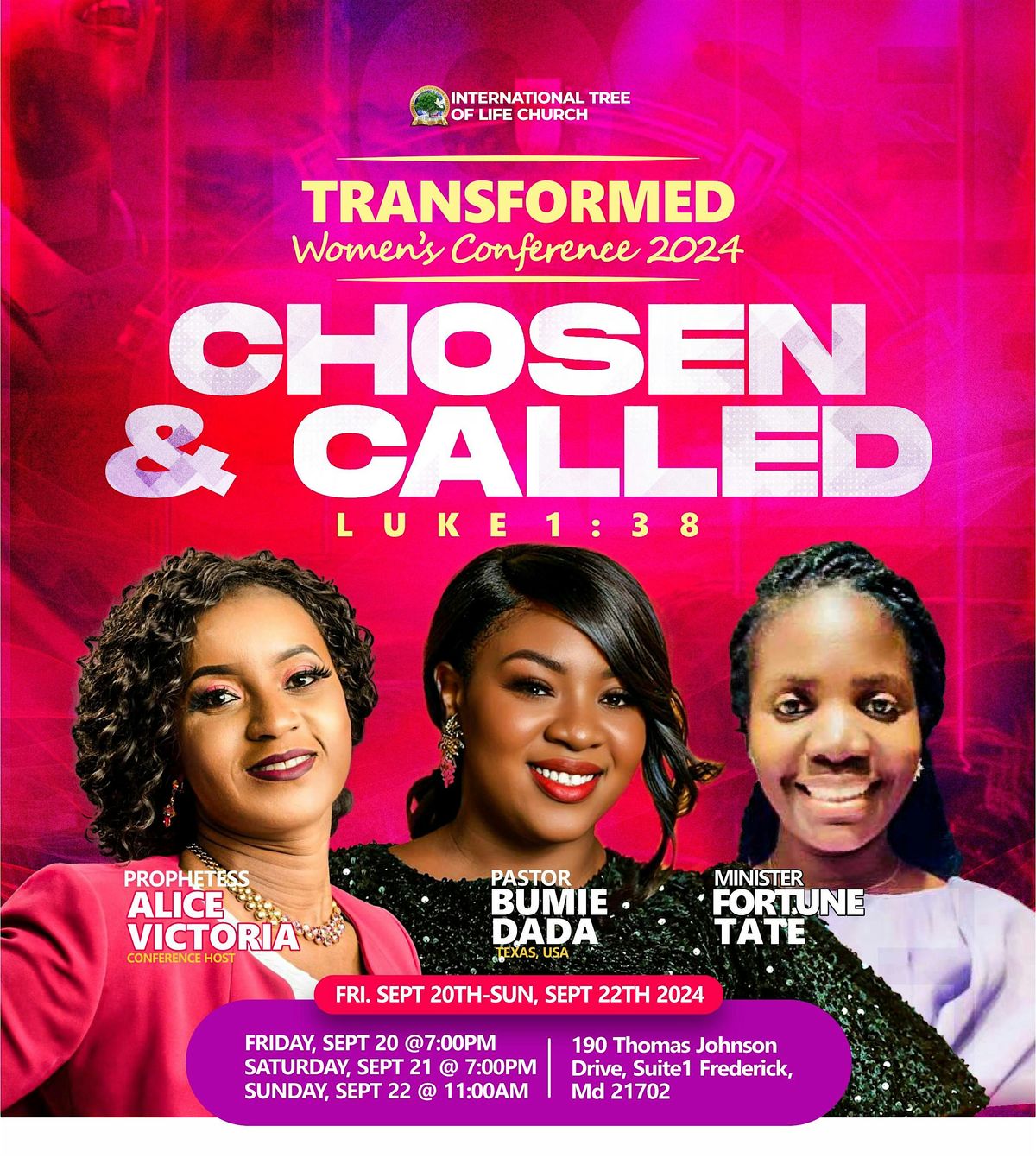 CHOSEN & CALLED WOMEN 'S CONFERENCE 2024