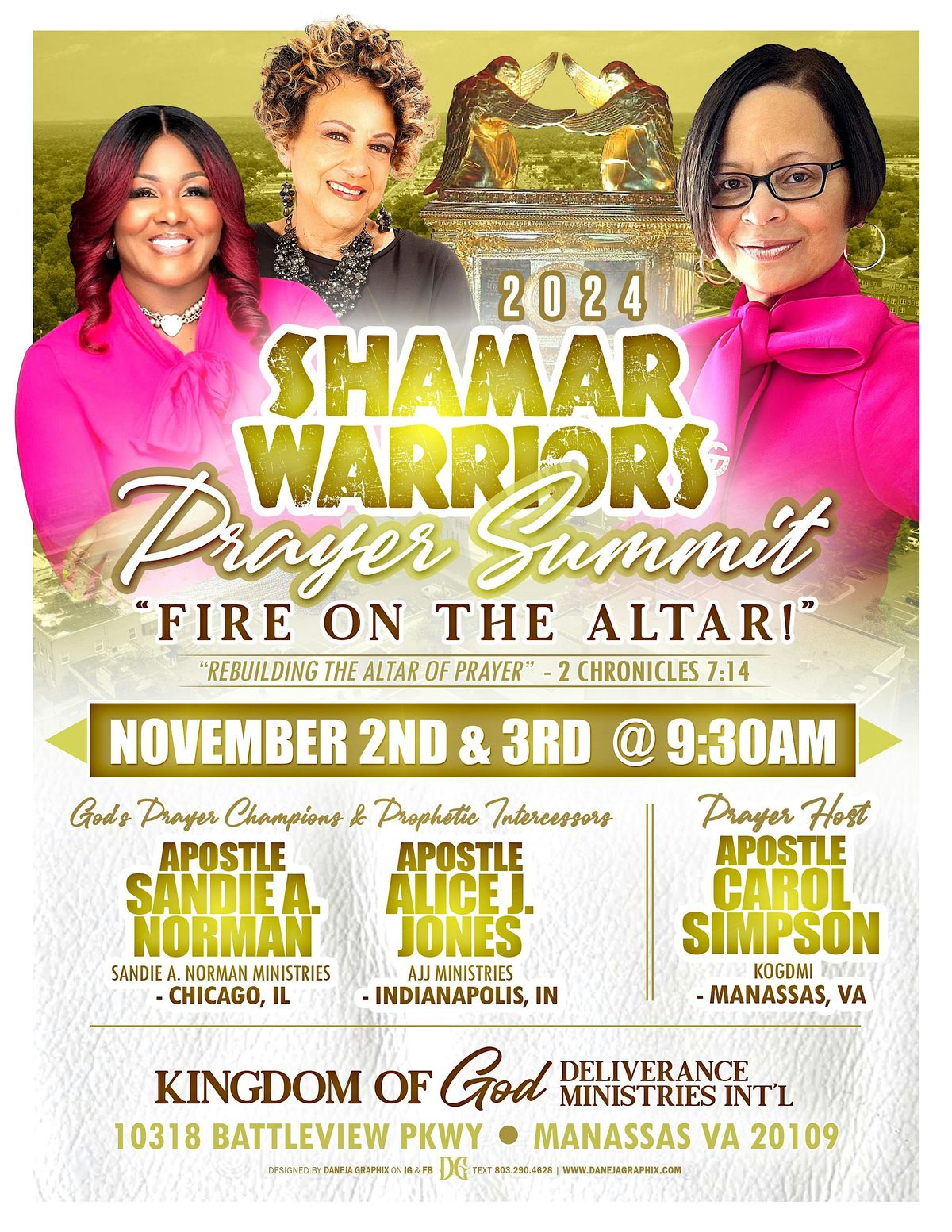 FIRE ON THE ALTAR PRAYER SUMMIT- REBUILDING THE ALTAR OF PRAYER!!