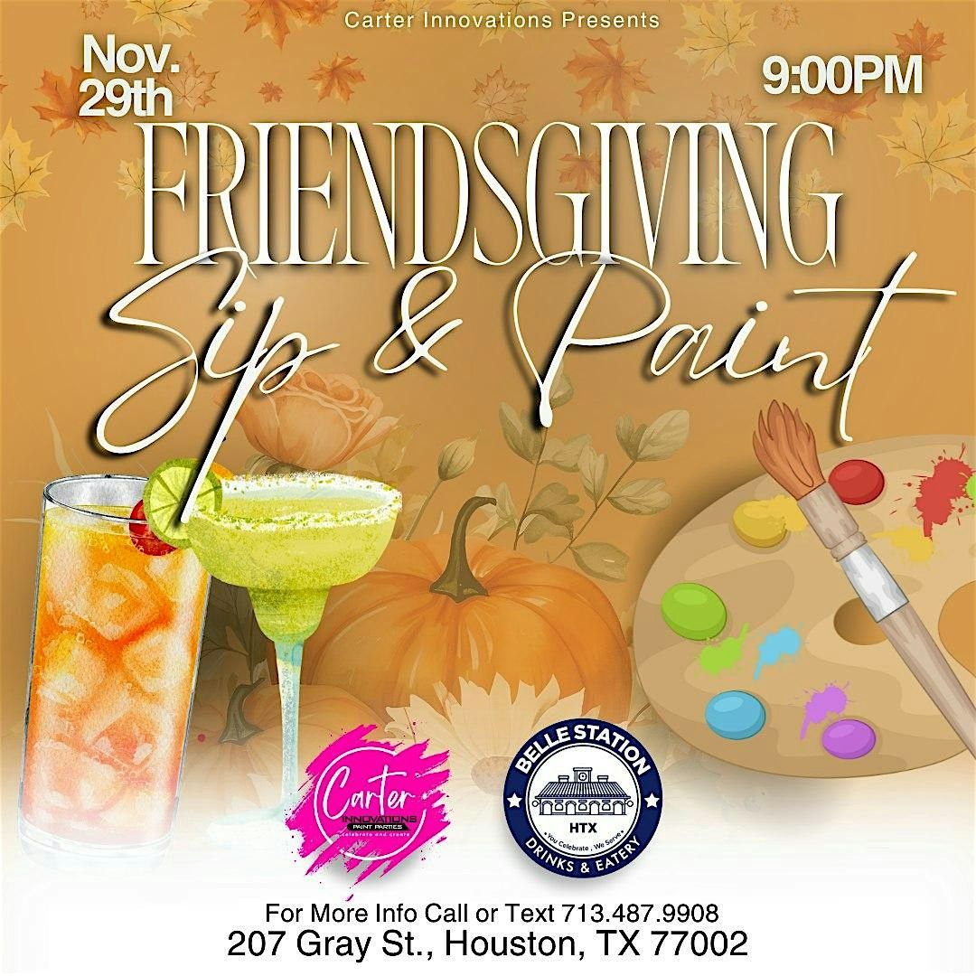 Friendsgiving Sip & Paint