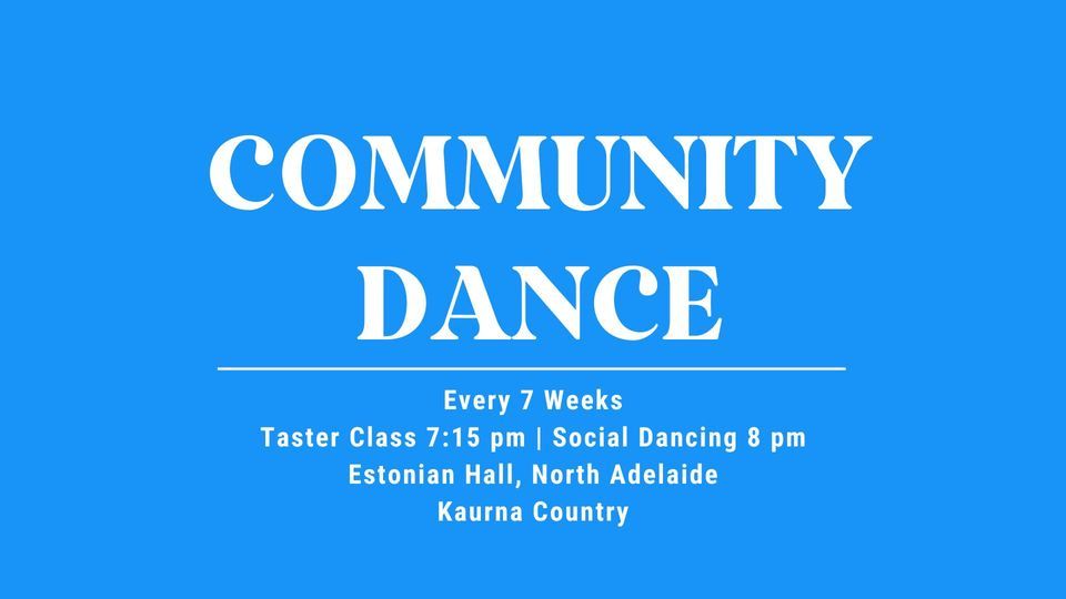 Swing Out Adelaide Community Dance