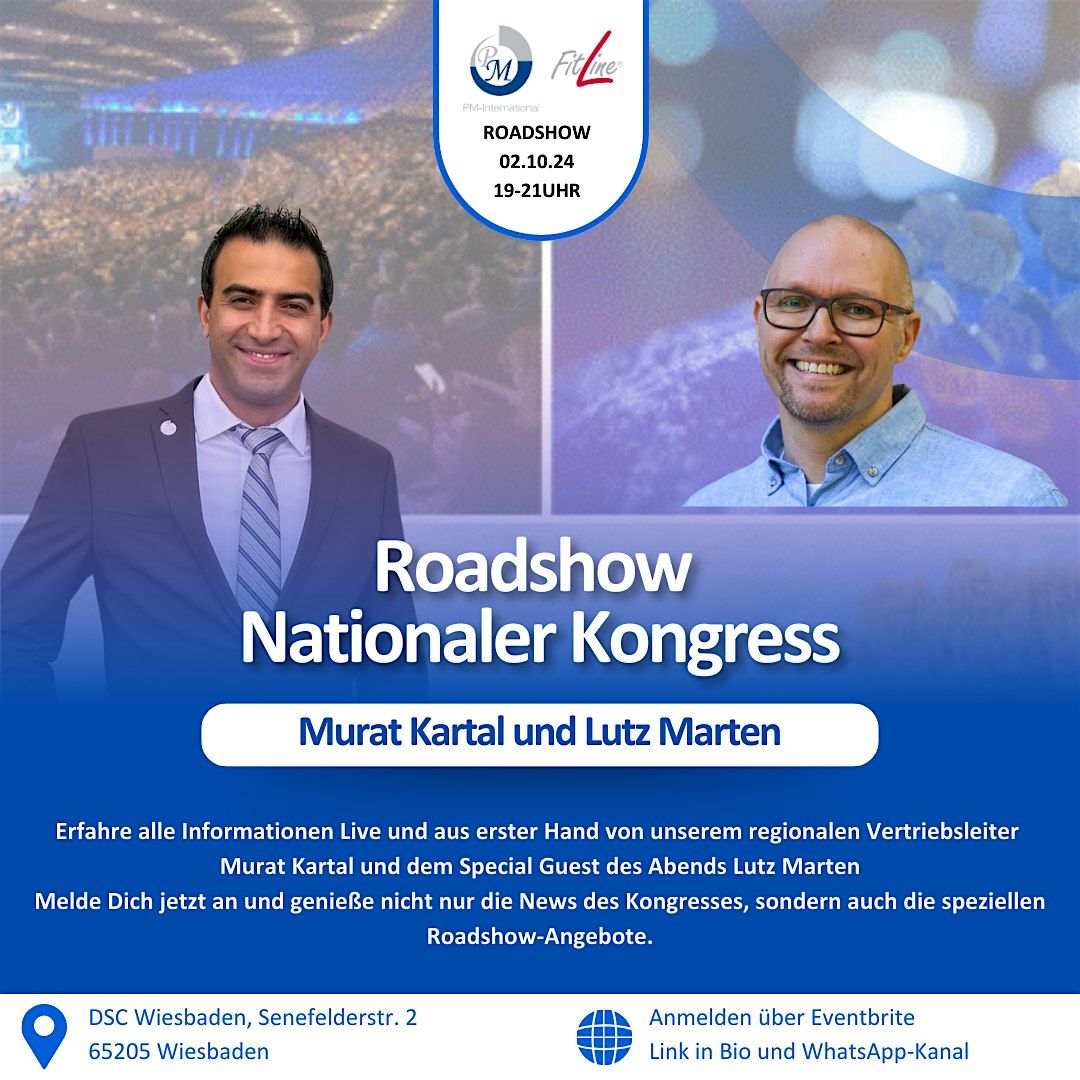 Roadshow Nationaler Kongress 2024 02.10.24 19-21 Uhr