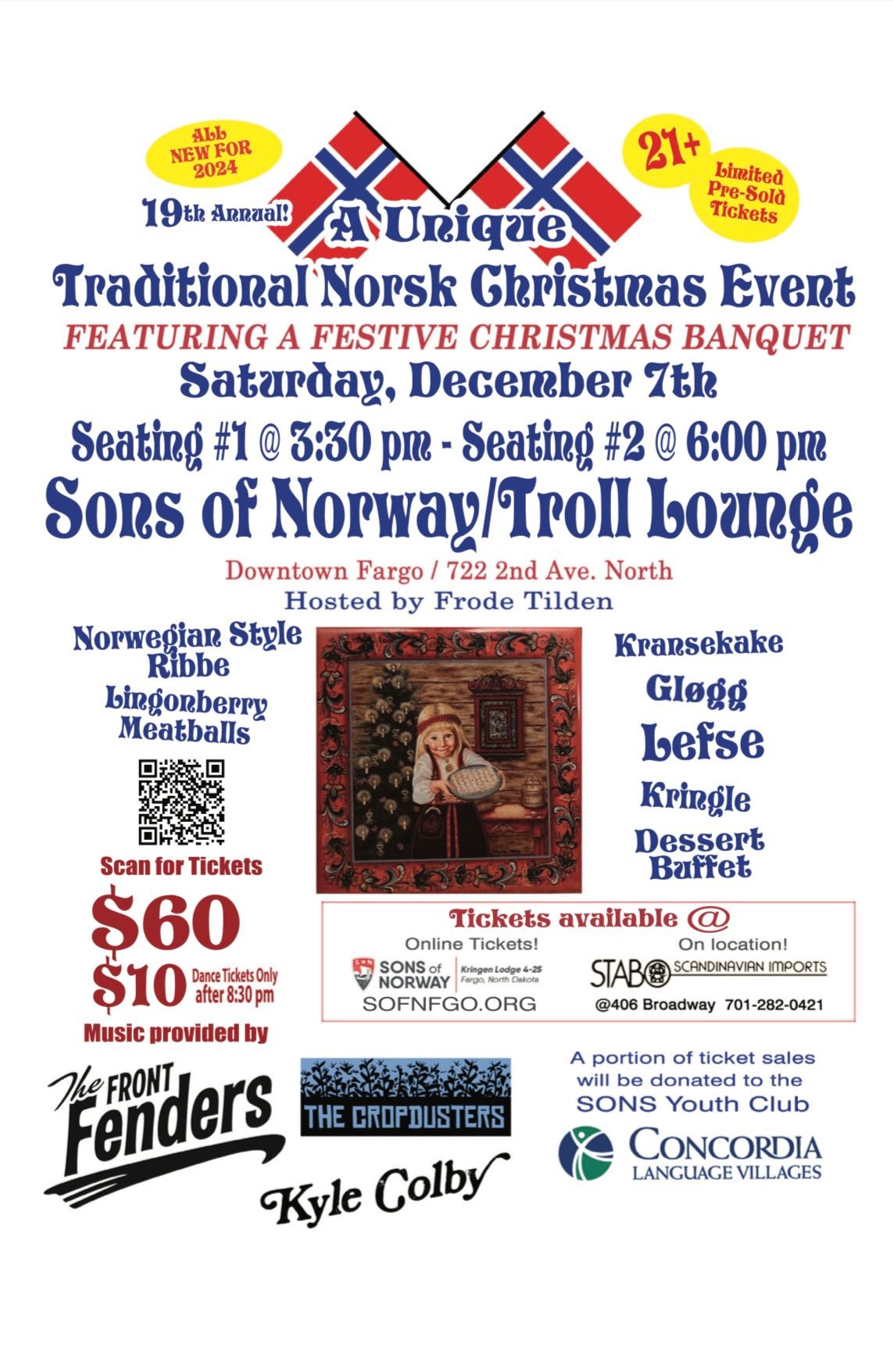 19th Annual Traditional Norsk Christmas Event