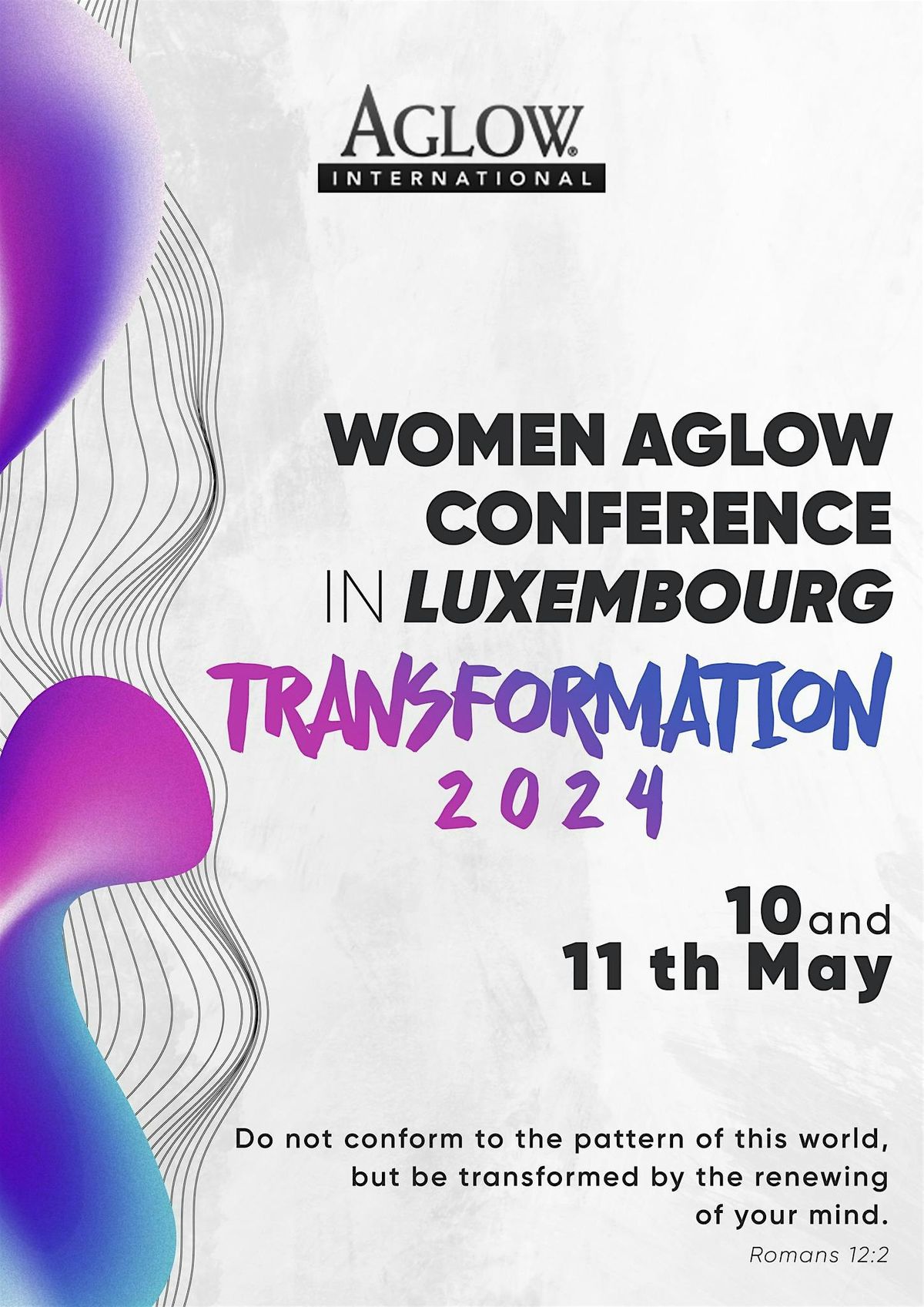 Women Aglow Conference in Luxembourg 2024
