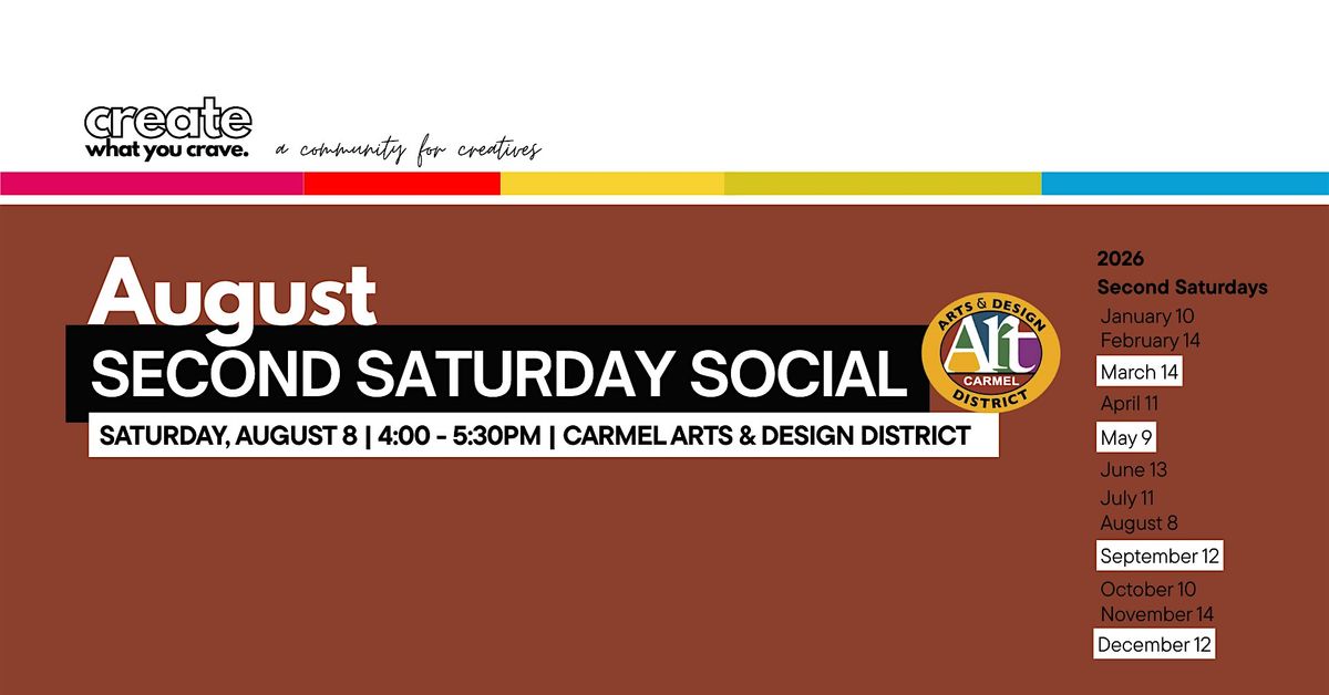 August Second Saturday Social - Creative Meetup