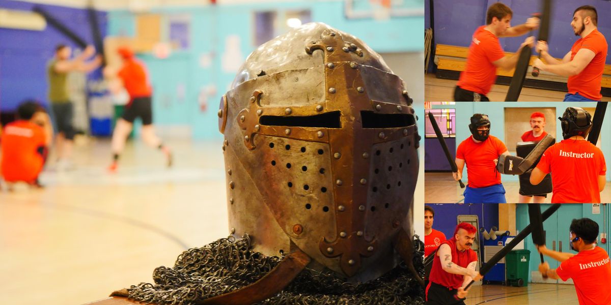 Medieval Knight Intro Training Workshop with Gladiators NYC