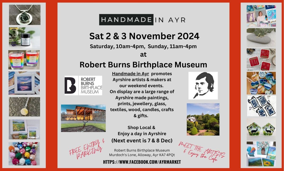 Handmade in Ayr at The Robert Burns Birthplace Museum