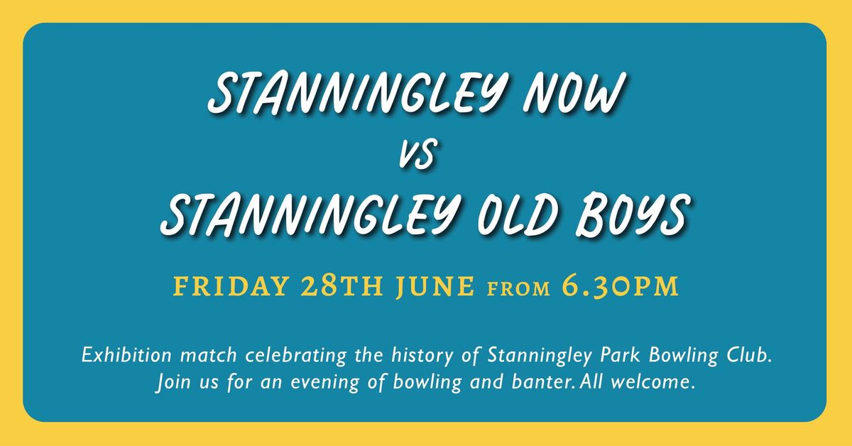 Stanningley Now vs Stanningley Old Boys