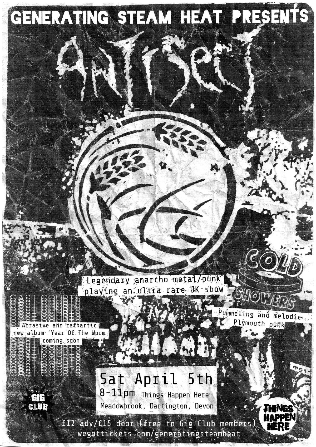 Antisect plus Cast Courts & Cold Showers