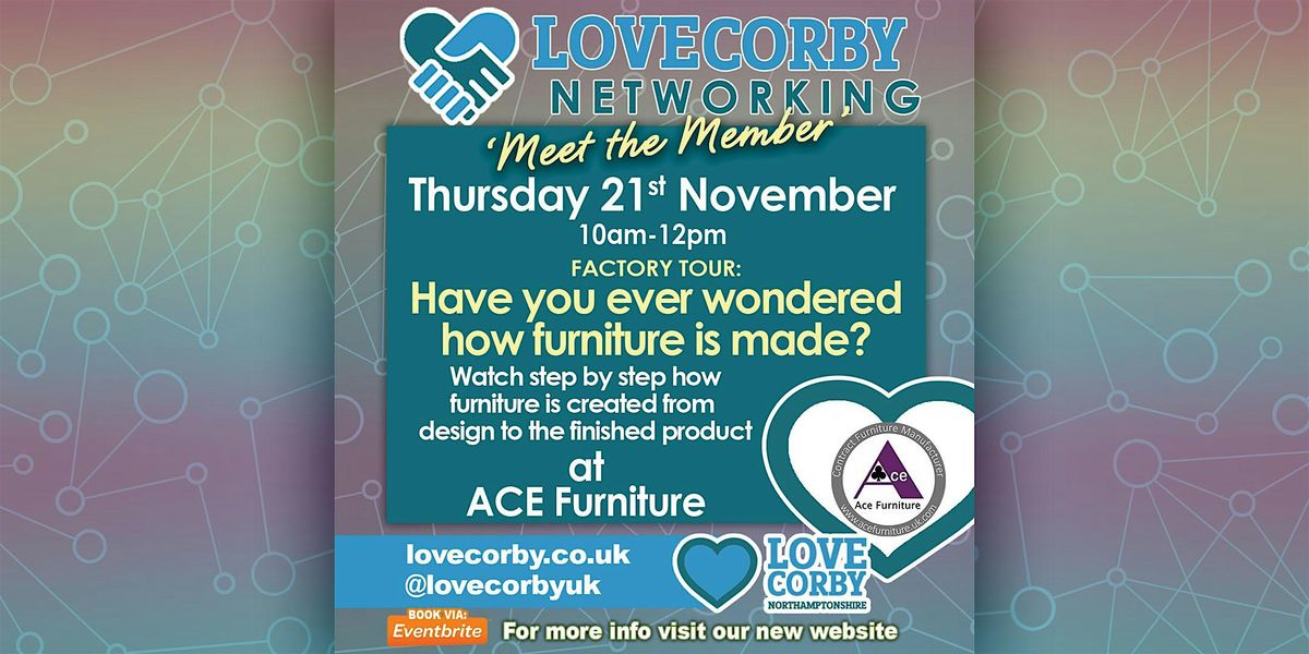 Love Corby November - Meet the Member Event - Ace Furniture