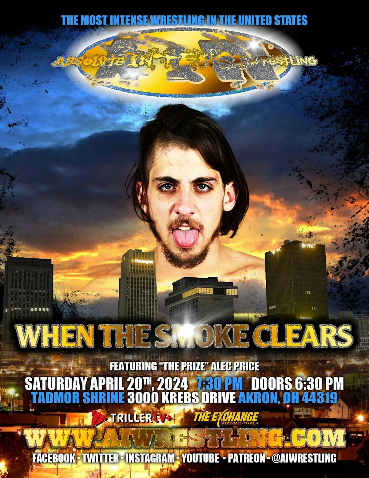 Absolute Intense Wrestling  Presents "When The Smoke Clears"