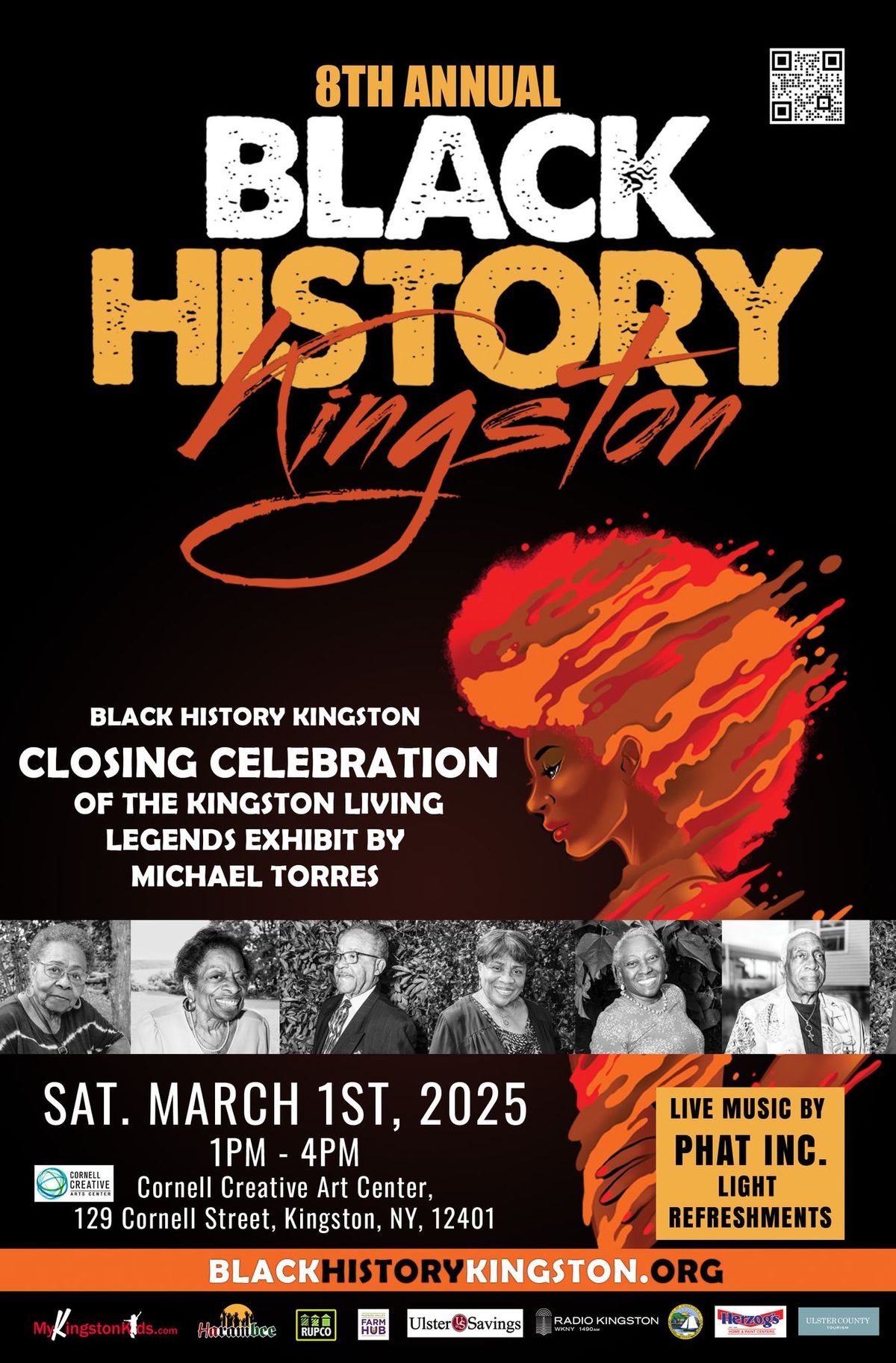 Closing Celebration of the Kingston Living Legends Exhibit by Michael Torres