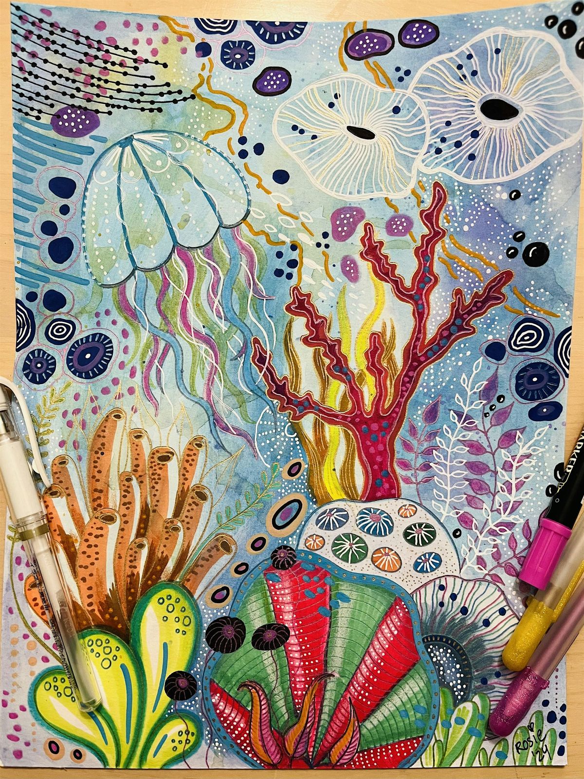 Soul Sisters Art Workshop- DEEP SEA DOODLES