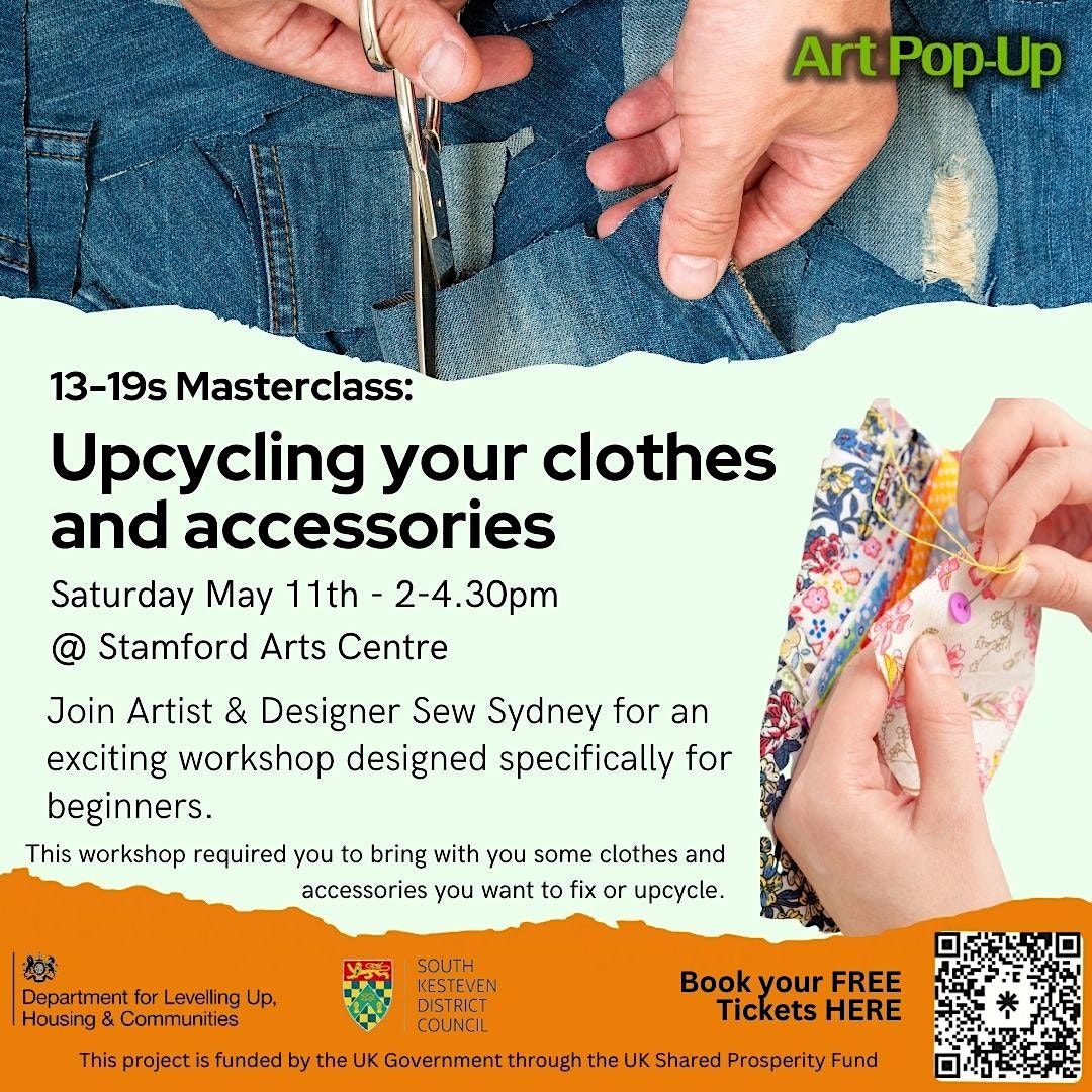 13-19s Masterclass: How to Upcycle your Clothes and Accessories