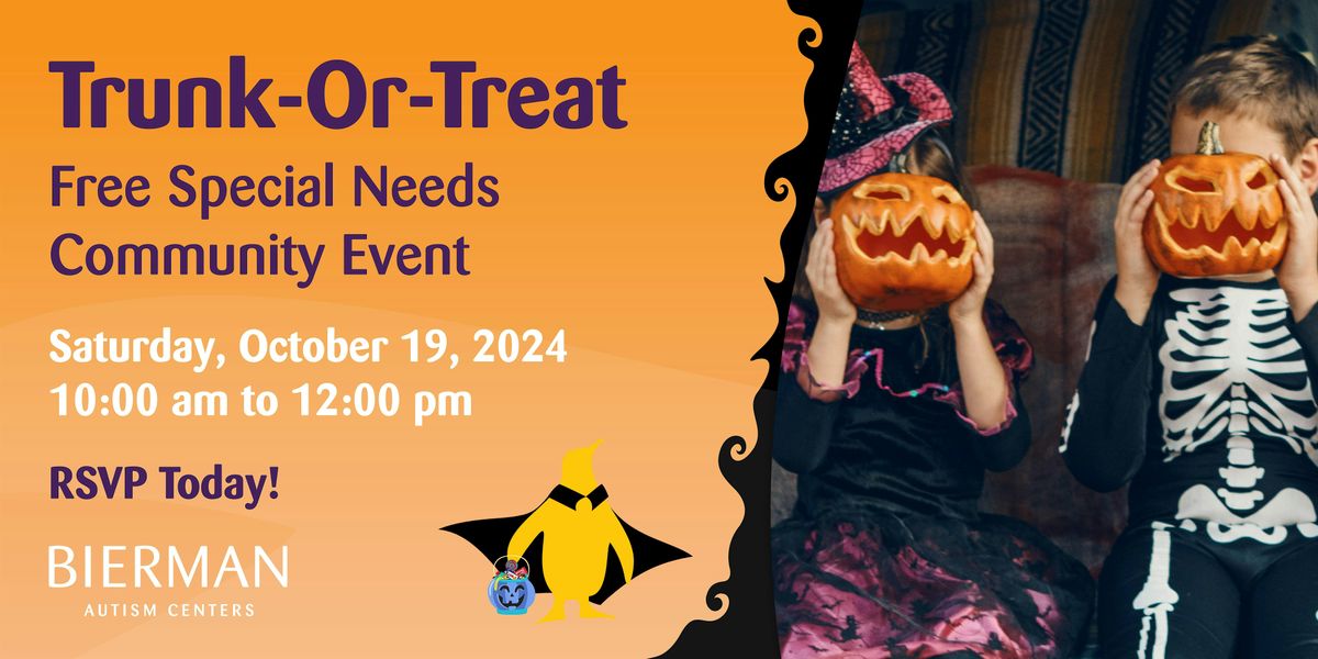 Bierman Autism Centers Annual Trunk-or-Treat!